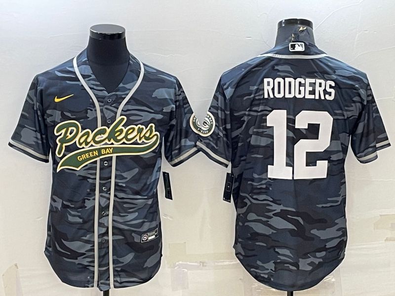 Men Green Bay Packers #12 Rodgers Camo 2022 Nike Co branded NFL Jersey->green bay packers->NFL Jersey